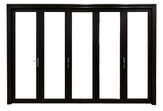 Louver Aluminium Folding Door Non Thermal Break Powder Coating